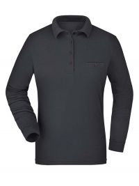 Damen Workwear Poloshirt Pocket Longsleeve Essential